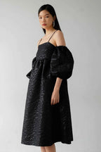 Daphne Dress Black Floral