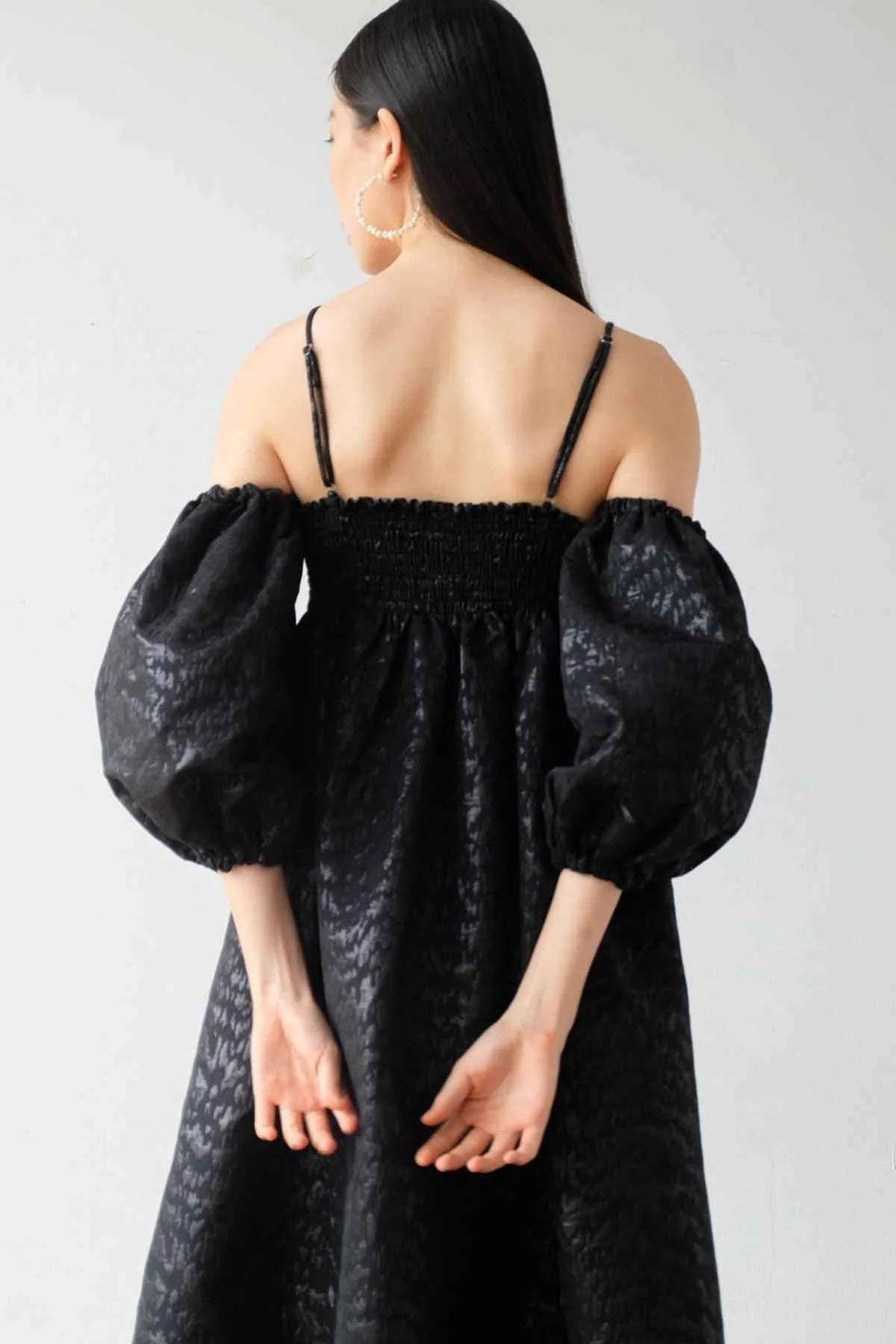Daphne Dress Black Floral