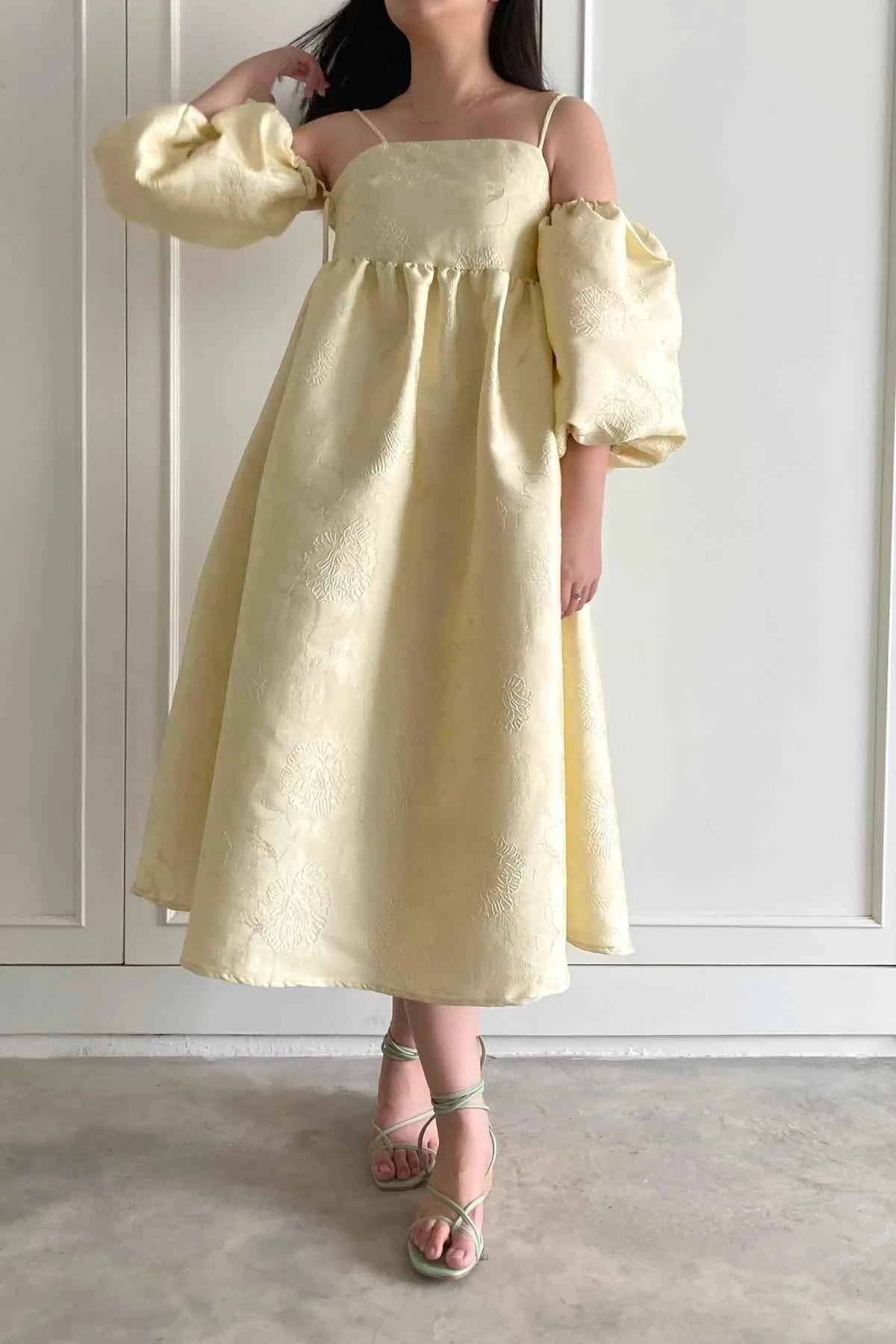 Daphne Dress Champagne Gold