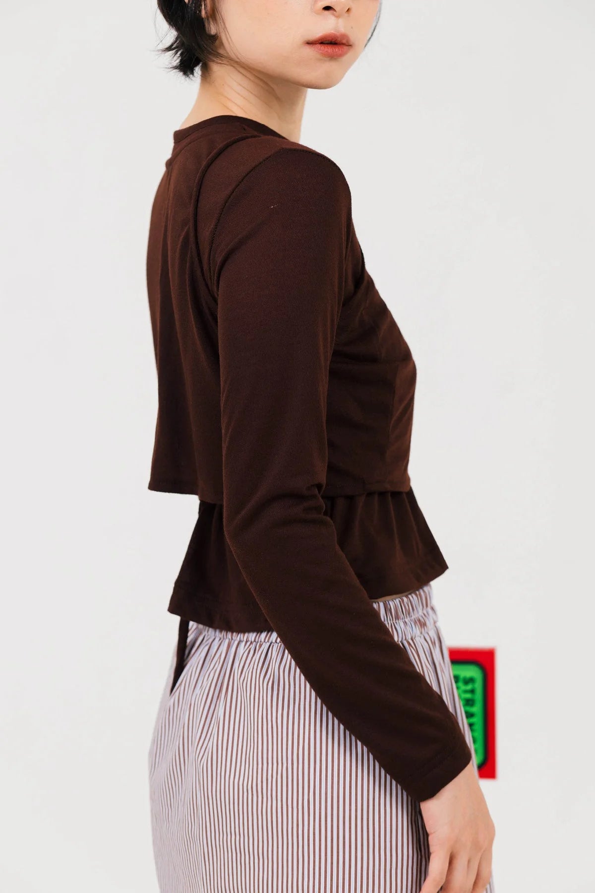 Dobby Layers Top Chocolate