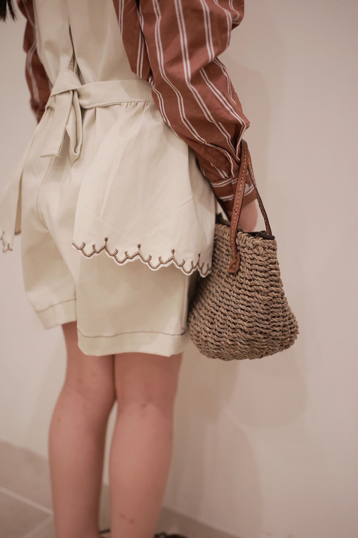 Ello Petite Jumpsuit Ecru