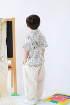 Faye Petite Barrell Pants Ecru