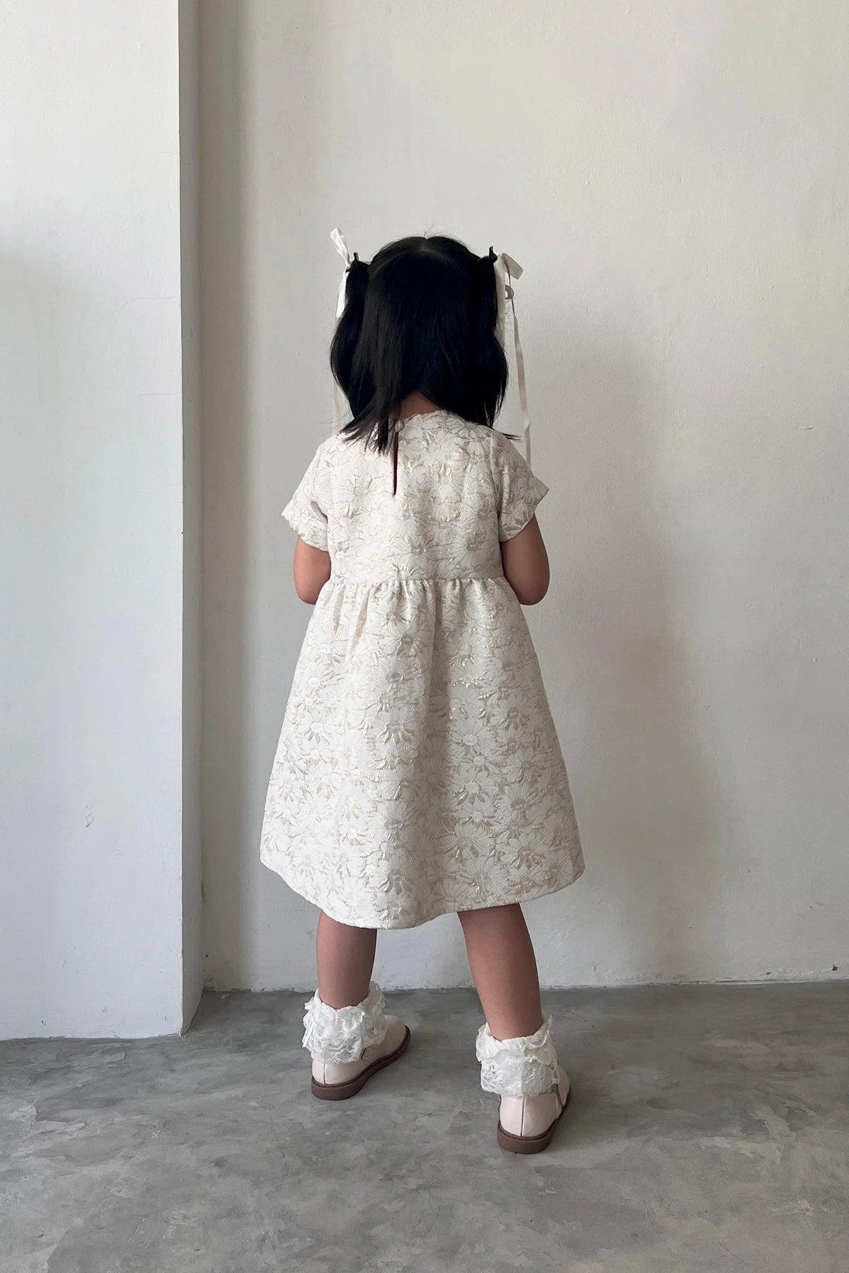Fira Petite Dress Gold