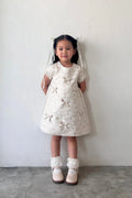 Fira Petite Dress Gold