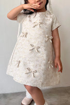 Fira Petite Dress Gold