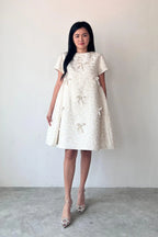 Fira Sleeveless Dress Gold