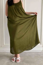 Gala Dress Army Green