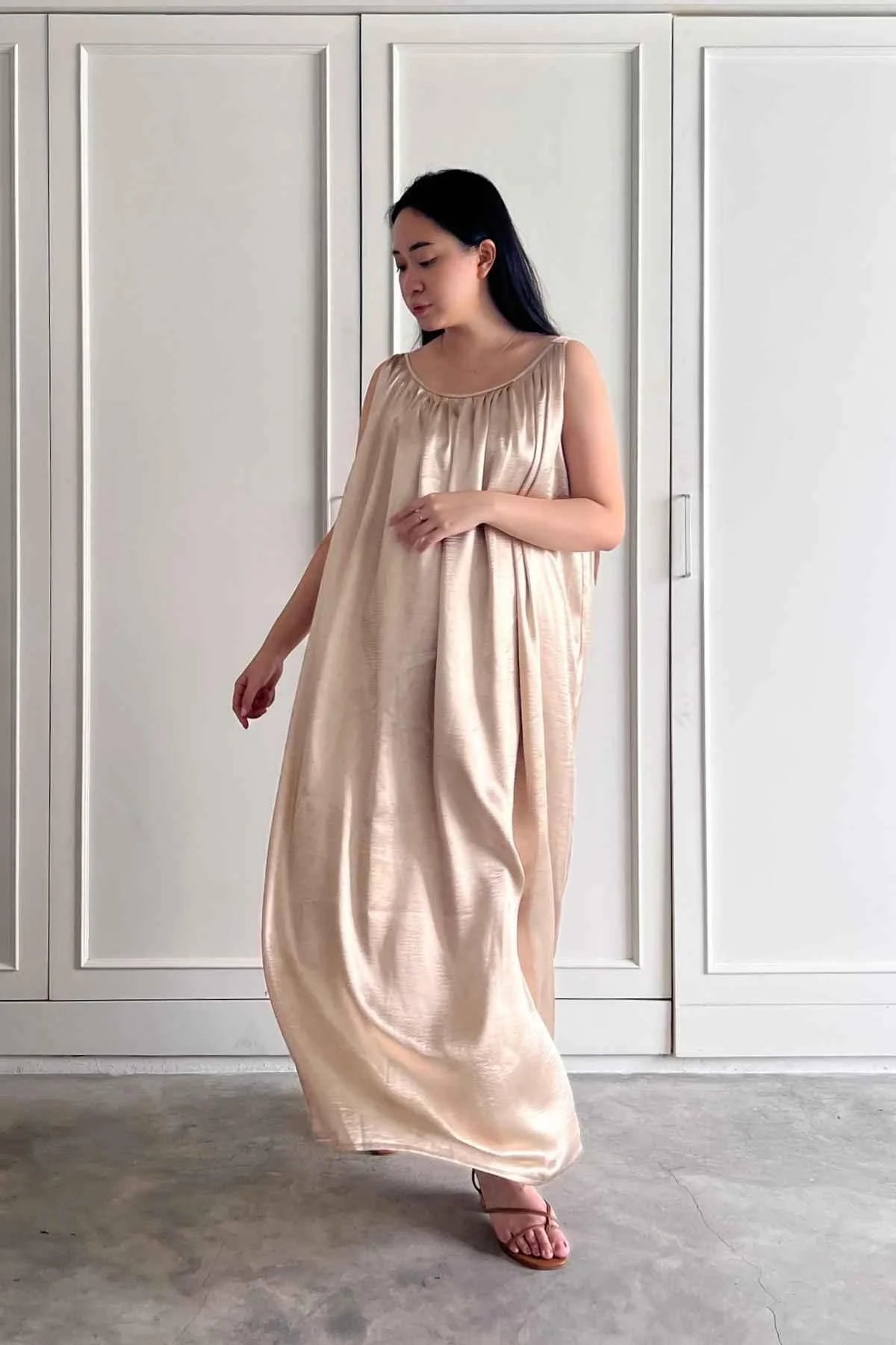 Gamma Dress Champagne Gold