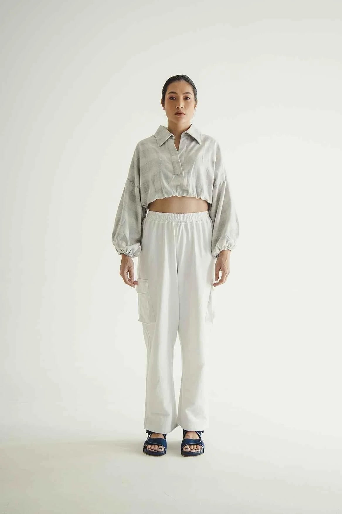 Grise Blouse Grey