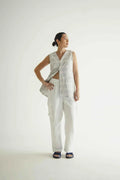Grise Vest Grey White