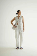 Grise Vest Grey White