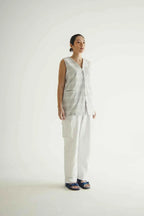 Grise Vest Grey White