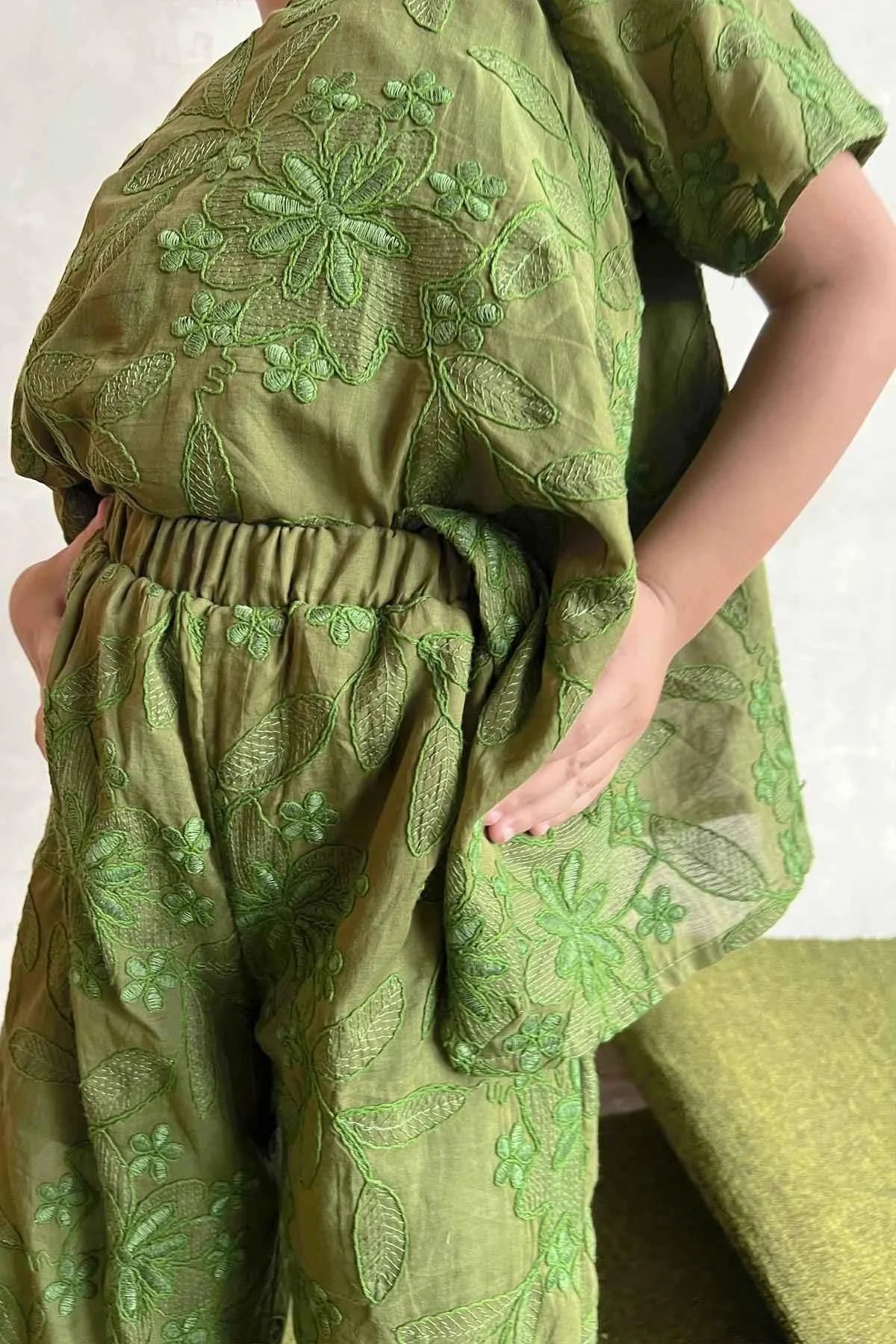 Isla Petite Pants Green