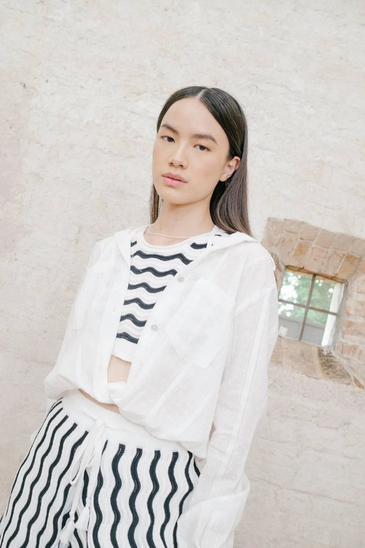 Jackie Top Off White