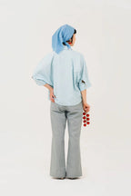 Jardin Shirt Green Blue Dobby