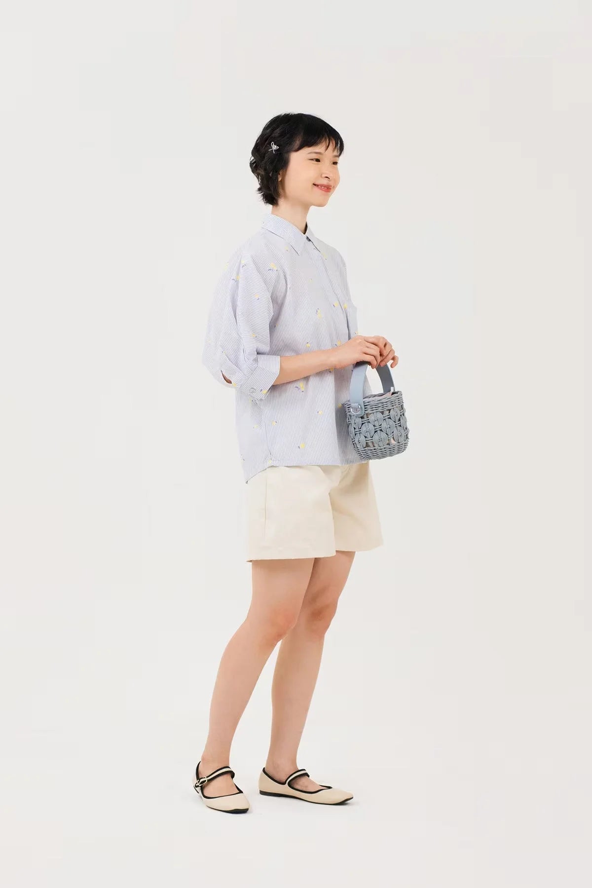 Jardin Shirt Stripes Lemon