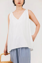 Jody Reversible Tank Off White