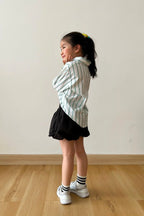 League Petite Shirt White Green