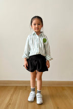 League Petite Shirt White Green