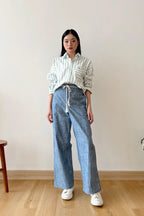 League Shirt White Green