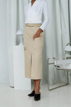 Leica Skirt Camel