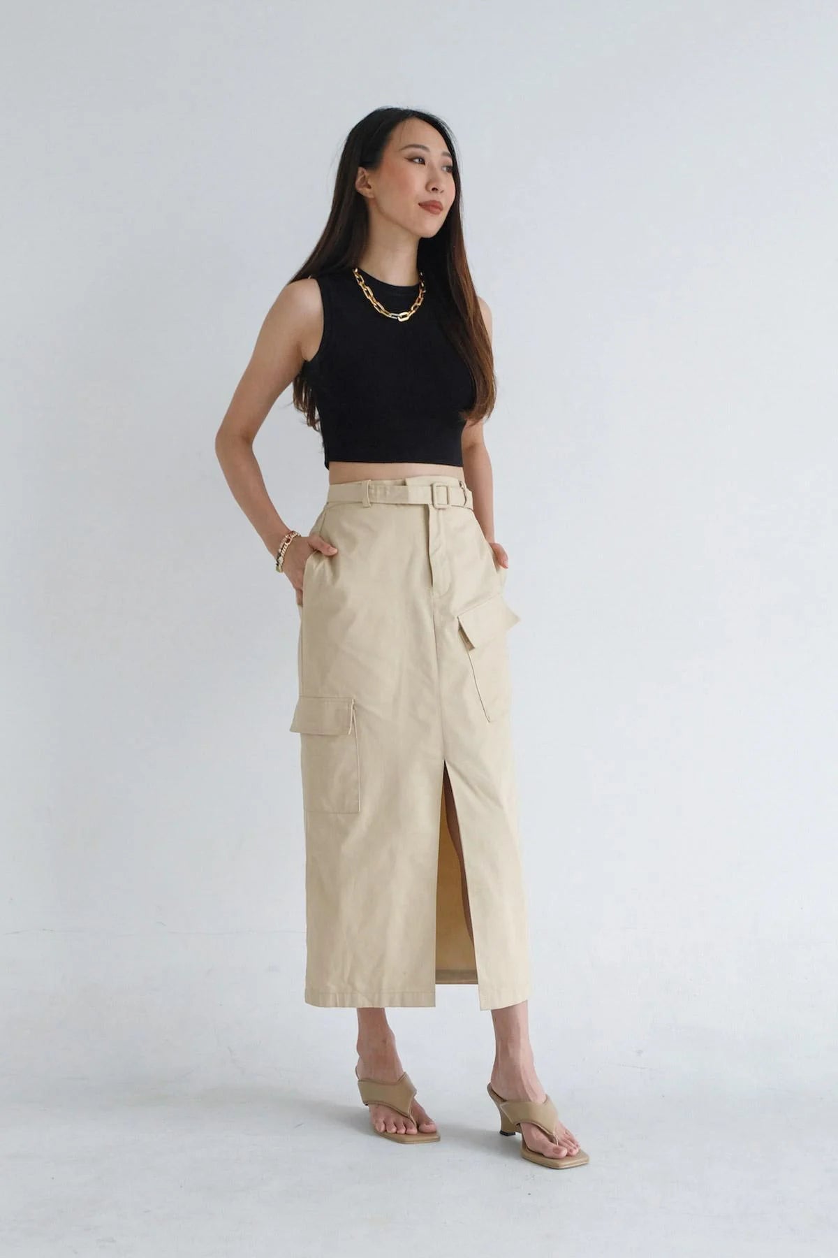 Leica Skirt Camel