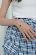 Leica Skirt Tweed Blue