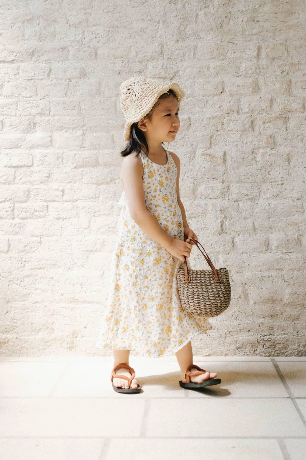 Lizzie Petite Dress Floral Yellow