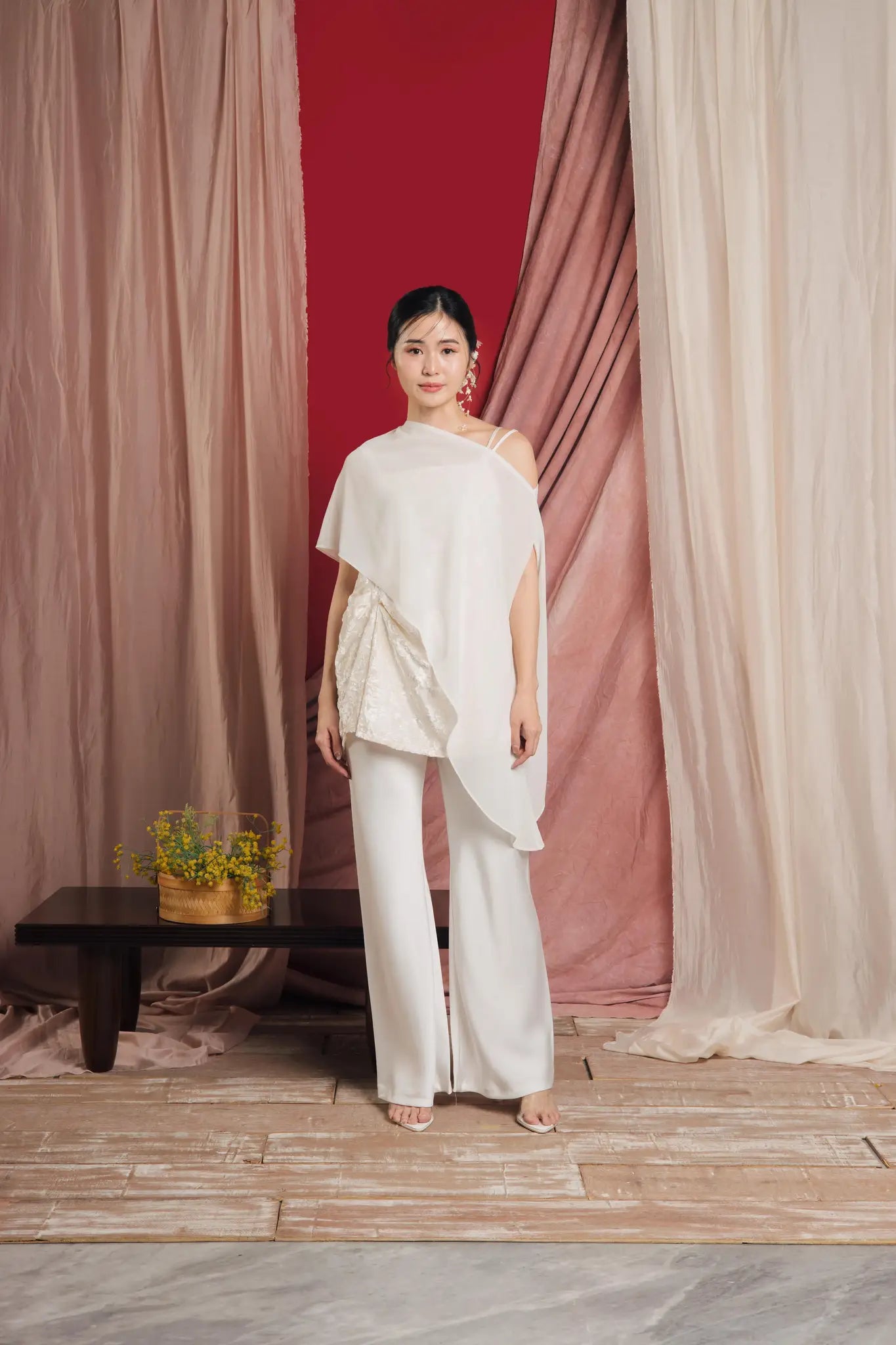 Lumine Sheer Overlay Porcelain White