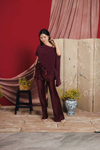 Lumine Sheer Overlay Red Wine