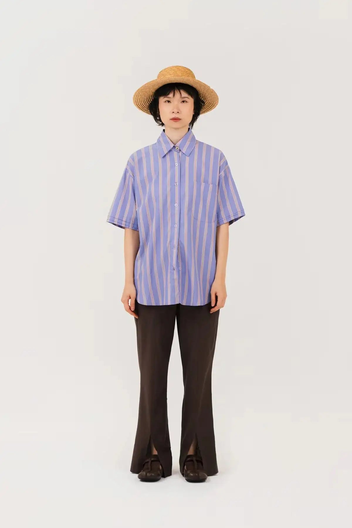 Maeve 2in1 Shirt Blue Stripes