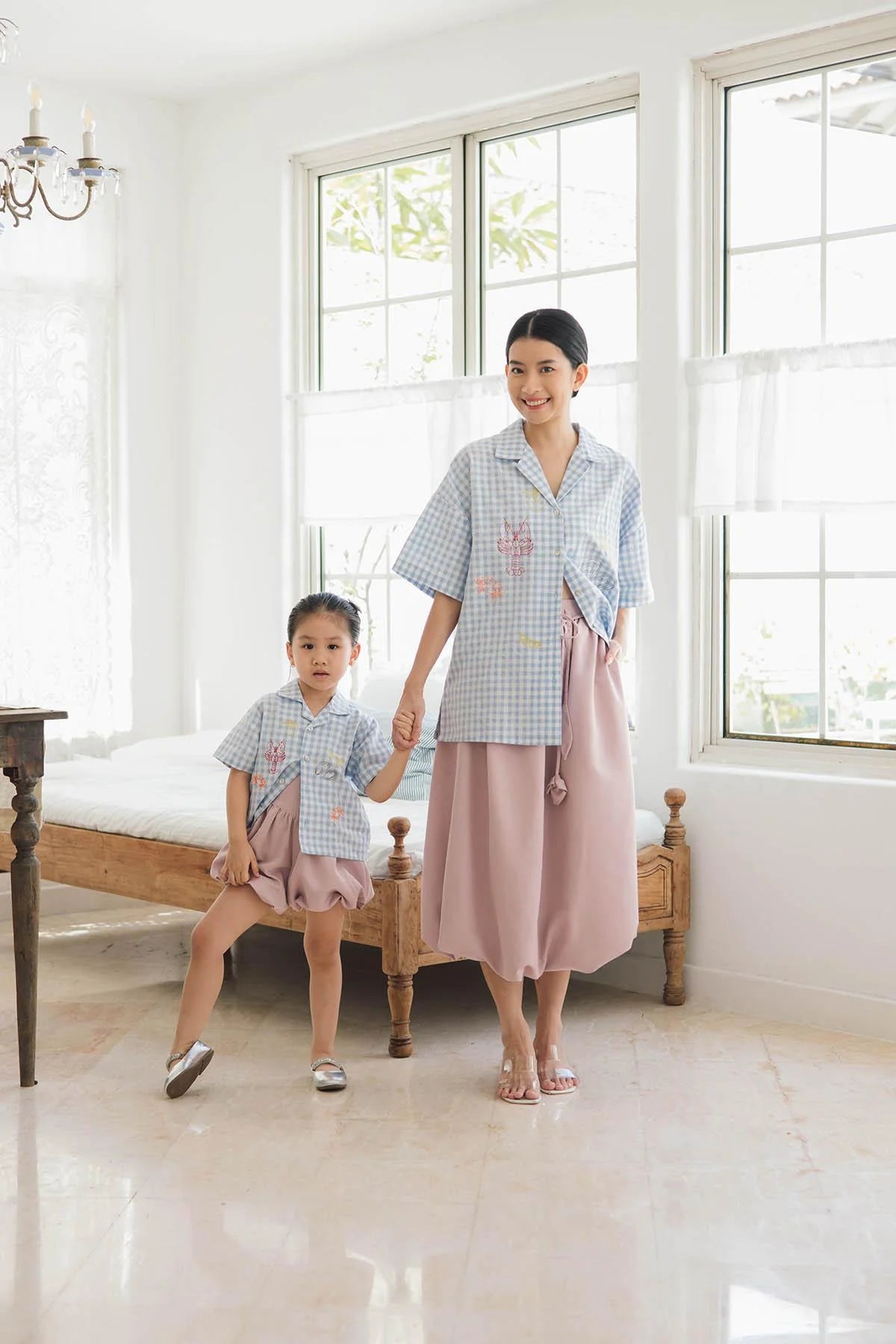Mana Balloon Skirt Pink Mauve
