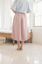 Mana Balloon Skirt Pink Mauve