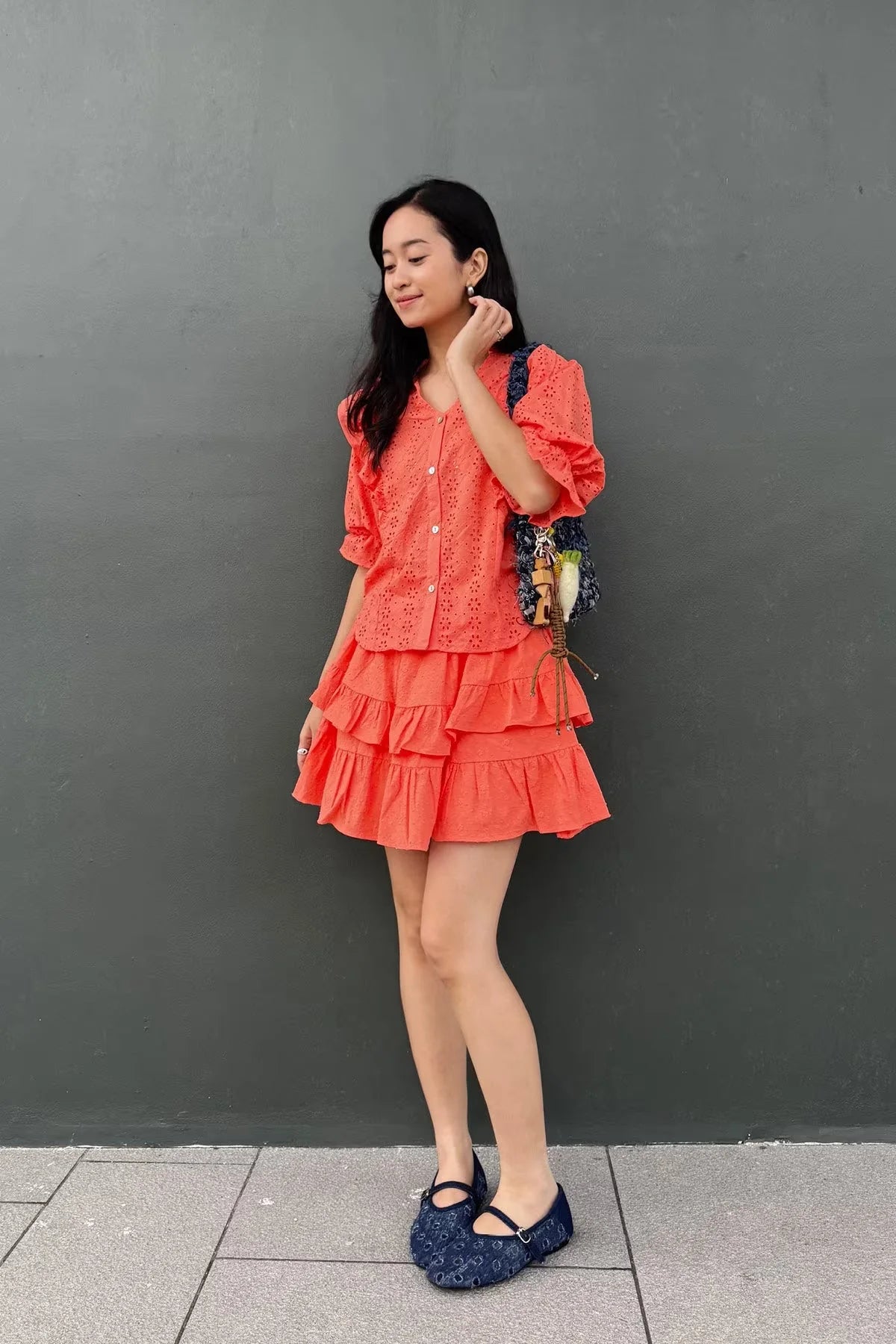 Mandy Blouse Coral