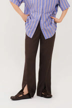 Marzipan Linen Pants Dark Choco
