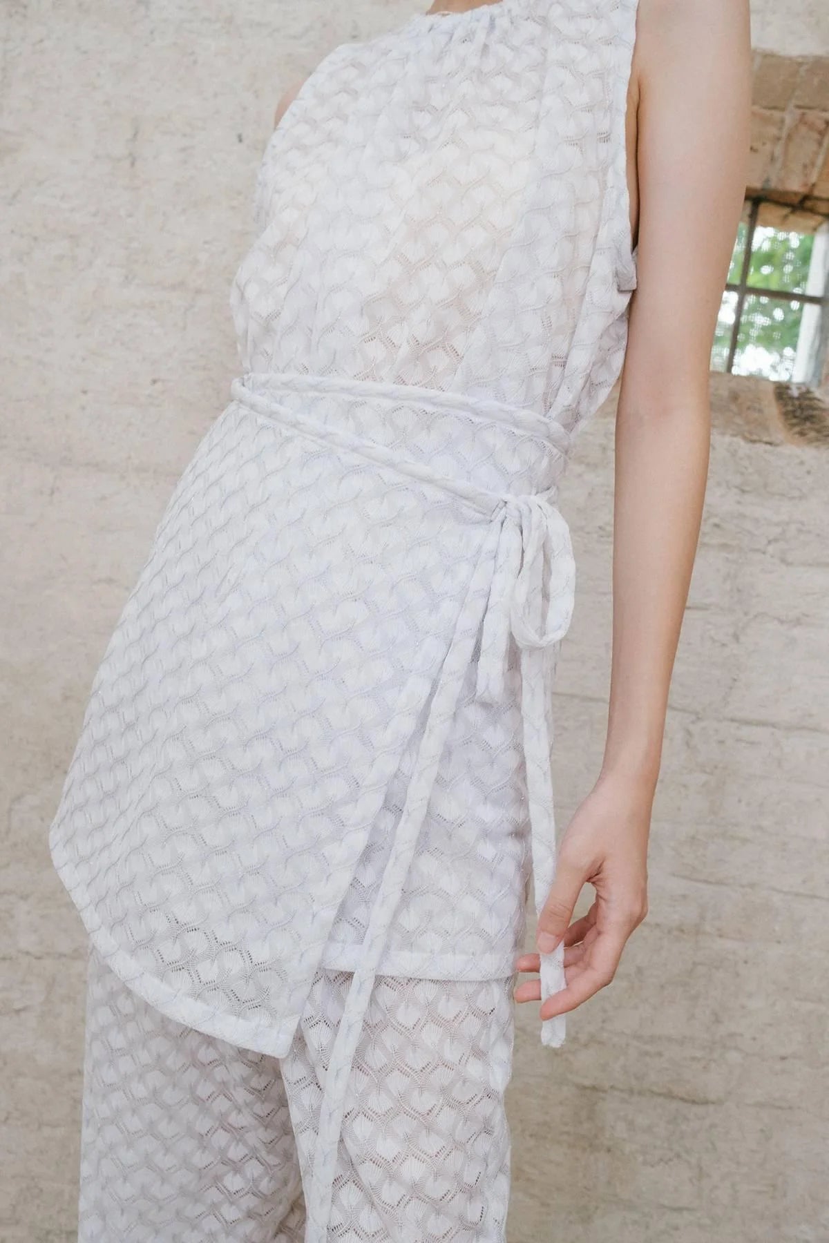 Merra Knit Set Off White