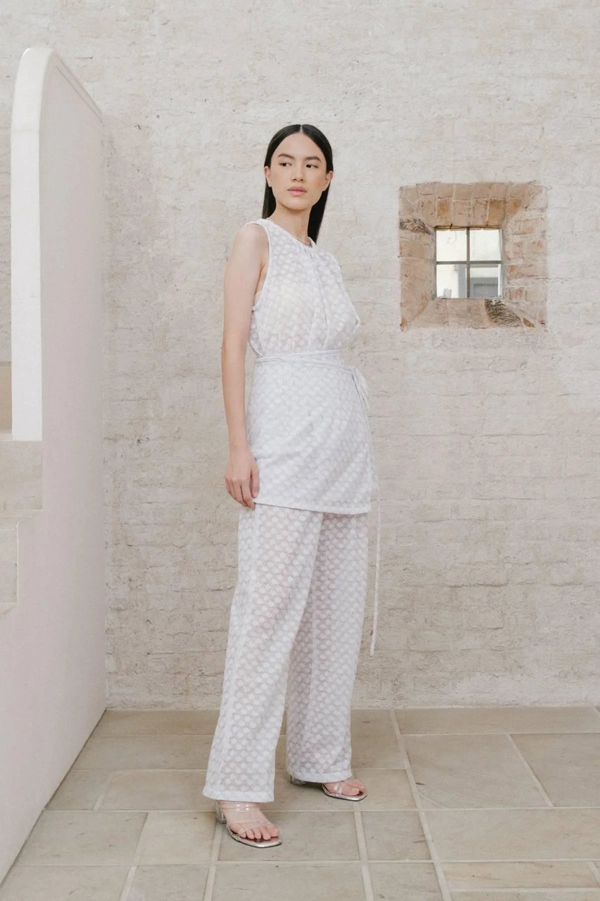 Merra Knit Set Off White