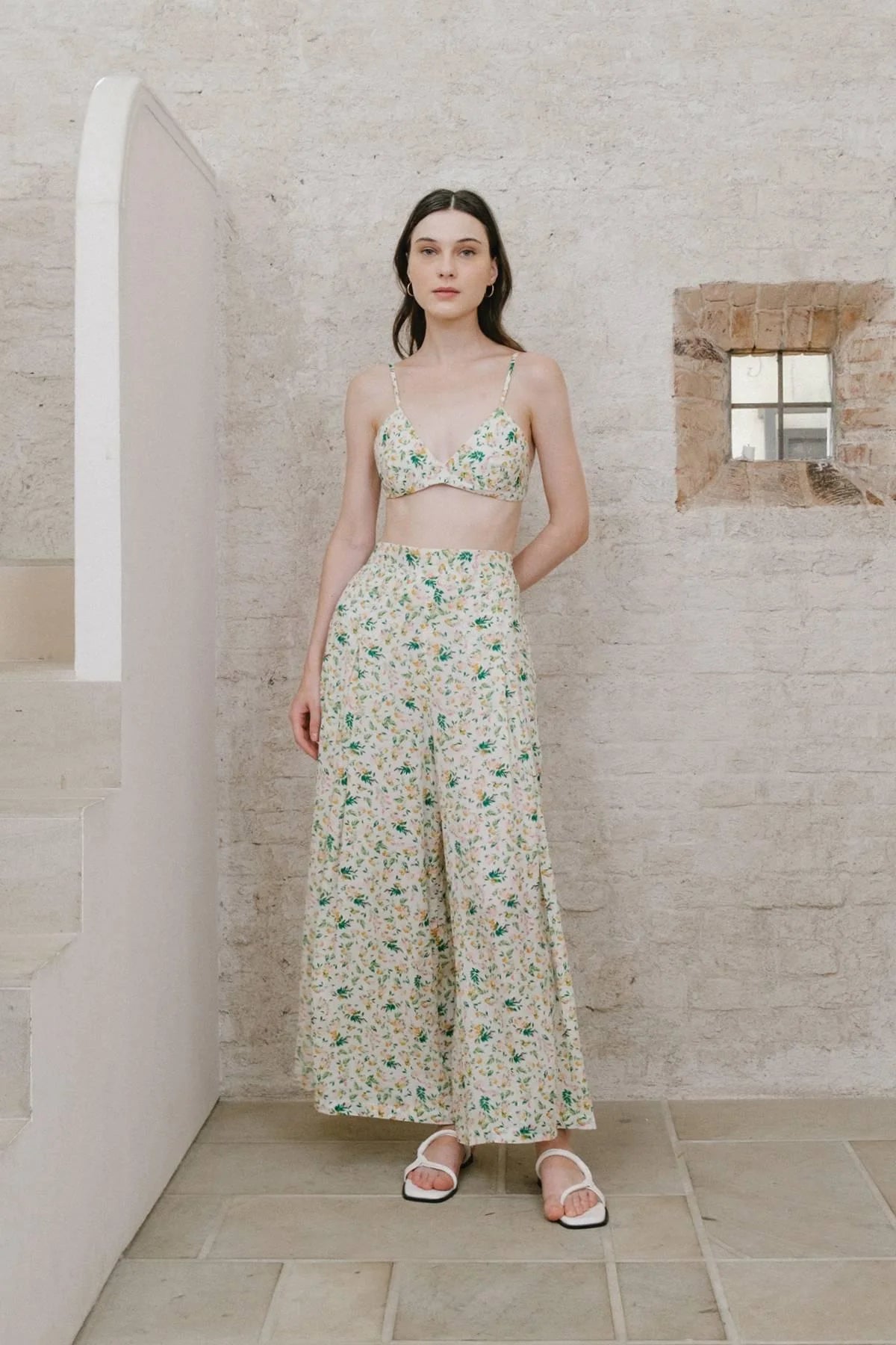 Mimi Bra Top Floral Print