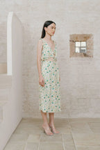 Mimi Set Dress &amp; Bra Top Floral Print