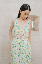 Mimi Set Dress &amp; Bra Top Floral Print