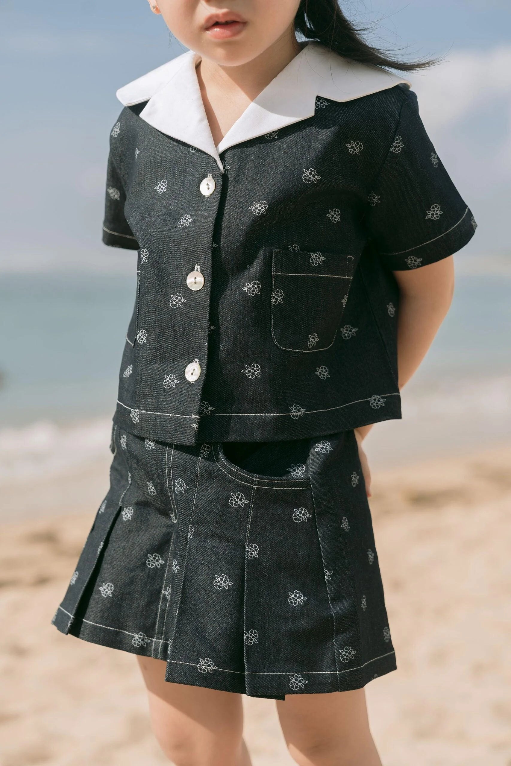 Minju Petite Set Denim Blue