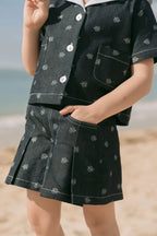 Minju Petite Set Denim Blue