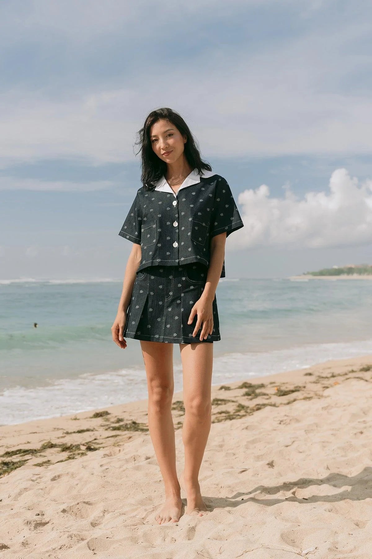 Minju Set Denim Blue