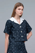 Minju Top Denim Blue