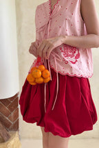 Molly Bubble Skirt Red