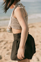 Molly Petite Bubble Shorts Choco