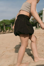 Molly Petite Bubble Shorts Choco