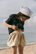 Molly Petite Bubble Shorts Creme