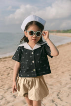 Molly Petite Bubble Shorts Creme