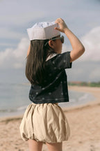 Molly Petite Bubble Shorts Creme